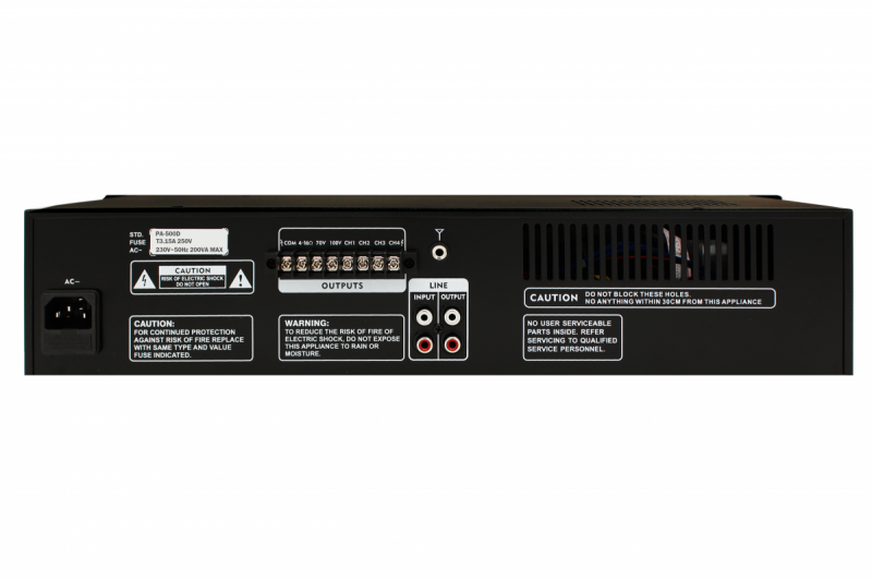 Foto2 PA-500D Power Amplifier 4-ZONE L